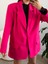 Pembe Oversize Blazer Ceket 24022 5