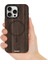 iPhone 15 Pro Max Kılıf Ahşap Desenli Wood Forest Serisi Kahverengi 2