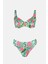 40628 Yeşil Desenli Toparlayıcı Bikini Takımı 4
