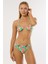 24569 Yeşil Desenli Bikini Takımı 1