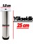 Ayarlanabilir Mobilya Kanepe Baza Koltuk Metal Destek Yükseltici Ayağı 25 cm Krom Ayakları (4 Adet) 2