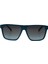 L 6027S 410 57 Unisex Kare Mavi Kemik Güneş Gözlüğü 2