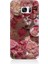 Samsung Galaxy S7 Edge Uyumlu Pembe Güller ve Kitap Desenli Silikon Kılıf 1