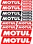 Motosiklet Sticker Motul 18 Parça A4 Boy 1