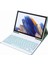 Samsung Galaxy Tab A9 Rgb LED Işıklı Türkçe Karakterli Bluetooth Özellikli Kalemlikli Klavyeli Kılıf Sm - X110 -15 2