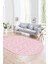 Dijital Baskılı Kaymaz Taban Yıkanabilir Iskandinav Oval Salon Halısı, N-O-Iskandinav-28-Pembe, 3