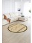 Dijital Baskılı Kaymaz Yıkanabilir Iskandinav Yuvarlak Salon Halısı, N-Y-Iskandinav-01-Krem, 4
