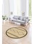 Dijital Baskılı Kaymaz Yıkanabilir Iskandinav Yuvarlak Salon Halısı, N-Y-Iskandinav-01-Krem, 3