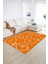Dijital Baskılı Kaymaz Taban Yıkanabilir Iskandinav Yolluk Salon Halısı, N-Iskandinav-04-Turuncu, 4