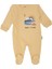 Erkek Bebek Hayvan Baskılı Yandan Çıtçıtlı Patikli Tulum 2'li Set 4