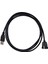 Erkek Dişi Panel Tipi Kablosu Siyah USB 2.0 Tip A 3m 4