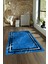 Dijital Baskılı Kaymaz Taban Yıkanabilir Mermer Yolluk Mutfak Salon Halısı, N-Mermer-08-Mavi, 1