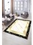 Dijital Baskılı Kaymaz Taban Yıkanabilir Mermer Yolluk Mutfak Salon Halısı, N-Mermer-18-Gold, 2