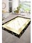 Dijital Baskılı Kaymaz Taban Yıkanabilir Mermer Yolluk Mutfak Salon Halısı, N-Mermer-18-Gold, 3