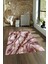 Dijital Baskılı Kaymaz Taban Yıkanabilir Mermer Yolluk Mutfak Salon Halısı, N-Mermer-02-Bordo, 1