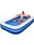 0-1 L Dikdörtgen Şişme Aile Havuzu Mega Büyük Boy 262X175X51 cm 54006 Vinyl Pompa Dahil Değildir 20 1
