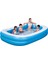 0-1 L Dikdörtgen Şişme Aile Havuzu Mega Büyük Boy 262X175X51 cm 54006 Vinyl Pompa Dahil Değildir 20 2