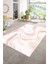 Dijital Baskılı Kaymaz Taban Yıkanabilir Mermer Yolluk Mutfak Salon Halısı, N-Mermer-29-Pembe, 3