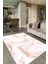 Dijital Baskılı Kaymaz Taban Yıkanabilir Mermer Yolluk Mutfak Salon Halısı, N-Mermer-29-Pembe, 4