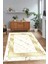 Dijital Baskılı Kaymaz Taban Yıkanabilir Mermer Yolluk Mutfak Salon Halısı, N-Mermer-18-Beyaz, 5