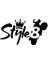 Style 8 Sticker (Oto-Motor-Laptop-Duvar-Dekor) 20 x 10 cm 1