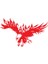 Kartal Tasarım Sticker (Oto-Motor-Laptop-Duvar-Dekor) 12 x 8 cm 2