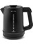 Siyah Berry Tea Xl 2 In 1 Çelik Demlikli Çay Makinesi ve Kettle Shiny Black Modern Elektrikli Çayda 3