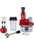 C / F HB2335 Powelix Activflow Onthego Blender, 1500 W, 1500 ml Cam Hazne, Kırmızı (9100046717) 1,5, Onerous Mutfak Tartısı Hediye 1