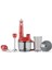 Bambu Bodıe KKB973 Blender Set Kırmızı 0 - 0,5 L 1200 Watt + Kırmızı 220 - 240 V C Metal 1