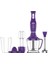 SK233 Narenciye Sıkacak Blender Seti 1500 Watt 1000 ml Mor Metal 2 Kademeli rib 1