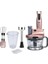 Plastik Mr.chef Quadro Rose 1000 W Blender Seti Plastik 800 - 1200 Watt C / F Pembe Resmi Dis 1