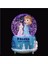 Frozen Temalı Orta Boy Püskürtmeli Işıklı Müzikli Kar Küresi-Mavi 4