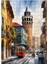 Ahşap Mdf Puzzle Yapboz Istanbul Galata Kulesi Çizimi 255 Parça 35*50 cm 1