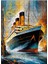 Ahşap Mdf Puzzle Yapboz Titanic Yolcu Gemisi 120 Parça 25*35 cm 1