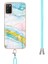 Samsung Galaxy A03S Mermer Anti-Scratch Yumuşak Crossbody Kordon Için Kılıf (Yurt Dışından) 3