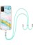 Samsung Galaxy A03S Mermer Anti-Scratch Yumuşak Crossbody Kordon Için Kılıf (Yurt Dışından) 4