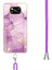 Xiaomi Poco X3 Nfc Anti-Scratch Yumuşak Tampon Mermer Crossbody Için Kılıf (Yurt Dışından) 3