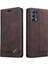 Oppo Reno5 Pro 5g Premium Deri Premium Deri Kickstand Için Kılıf (Yurt Dışından) 3