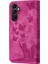 Samsung Galaxy A54 5g Kart Cep Kabartmalı Kelebek Kedi Flip (Yurt Dışından) 4