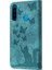 Xiaomi Redmi Not 8 Için Kılıf Cüzdan Kılıf Kart Cep Kabartmalı Kelebek (Yurt Dışından) 5