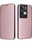 Oppo RENO8PRO Artı Kart Ekleme Deri Için Kılıf Folio Flip Case Karbon (Yurt Dışından) 1