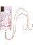 Samsung Galaxy A03S Mermer Anti-Scratch Yumuşak Crossbody Kordon Için Kılıf (Yurt Dışından) 1