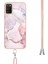 Samsung Galaxy A03S Mermer Anti-Scratch Yumuşak Crossbody Kordon Için Kılıf (Yurt Dışından) 4