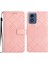 Motorola Moto G 5g 2024 Için Flip Case El Kayışı Kart Yuvası Standı Pu (Yurt Dışından) 1