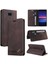 Sony Xperia 20 Premium Deri Kickstand Premium Deri Iki Için Kılıf (Yurt Dışından) 1