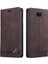 Sony Xperia 20 Premium Deri Kickstand Premium Deri Iki Için Kılıf (Yurt Dışından) 4