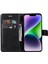 Iphone 15 Için Flip Case Artı Klasik Düz Renk Iş Cüzdan Telefon (Yurt Dışından) 3