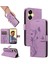 Reamle C55 Kabartmalı Kelebek ve Kart Yuvası Cüzdan Telefon Kılıfı (Yurt Dışından) 1