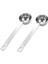 Paslanmaz Çelik Kahve Kaşığı, 4 Yemek Kaşığı Ölçü Kaşığı Kahve Kaşığı, 30ML Metal Uzun Saplı Kaşık 4'lü Set (Yurt Dışından) 4