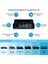 Güneş Kablosuz USB Tpms Araç Lastik Basıncı Izleme Sistemi Hd LCD Ekran 4 Harici Sensör Lastik Basıncı Sıcaklık Uyarısı (Yurt Dışından) 5